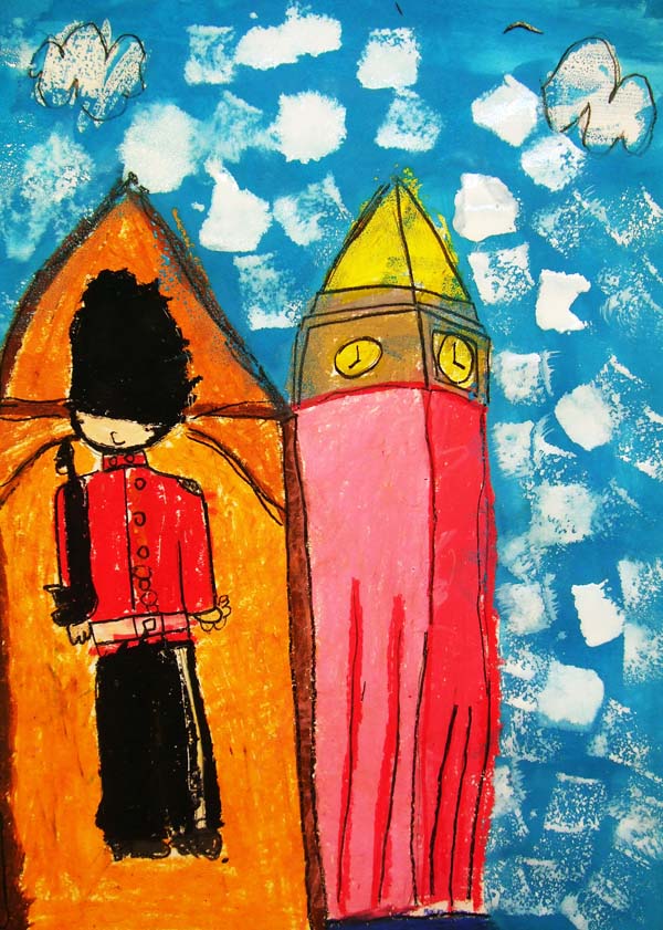 Artary Children Art Painting Nutcracker @ The Big Ben in London Week 4 Year 2012