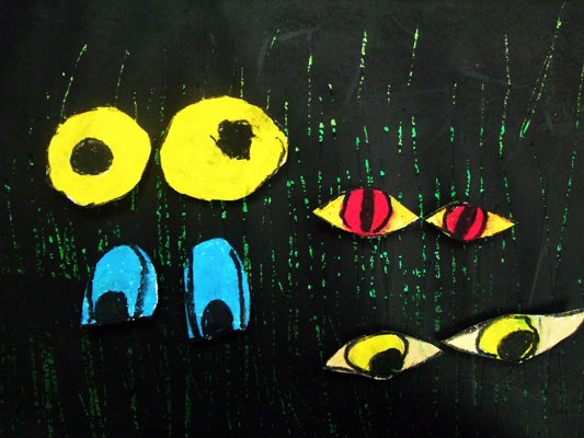 Artary Children Art Painting Safari Eyes Week 32 Year 2012