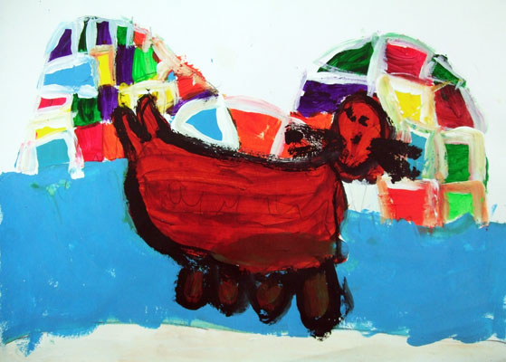 Artary Children Art Painting Walrus Postcard Week 37 Year 2012