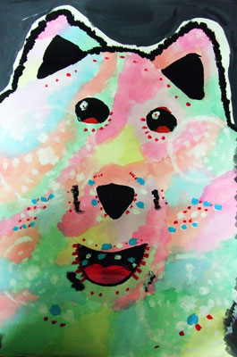 Artary Children Art Painting Arctic Dog Week 39 Year 2012